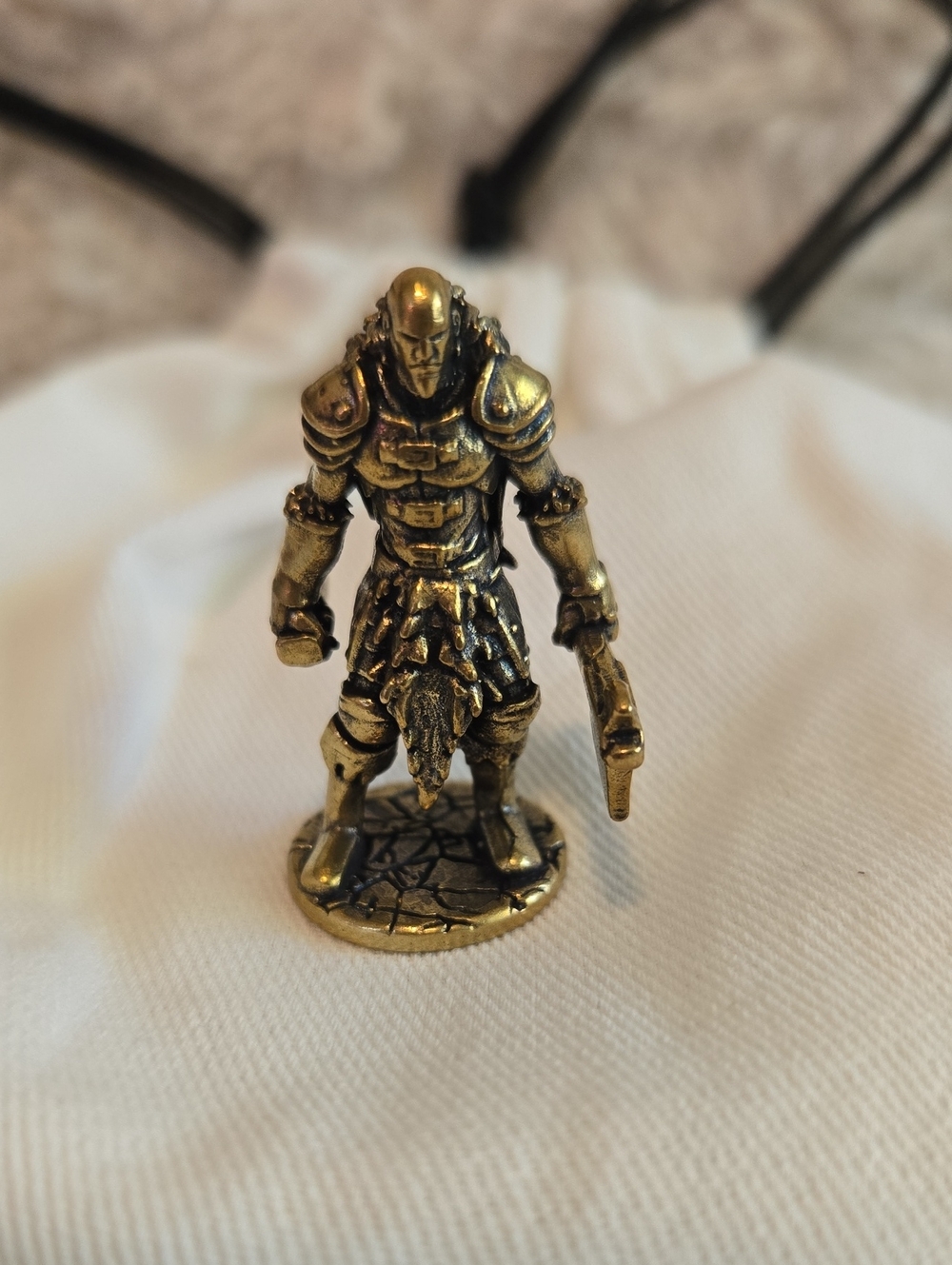 Antique Gold Warrior Figurine - Home Accents